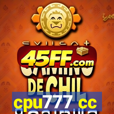 cpu777 cc